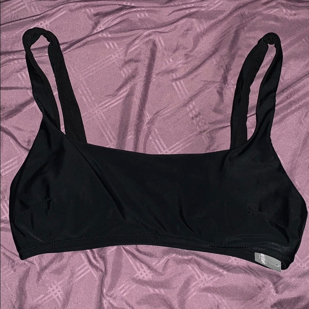 Arie scoop back swim top